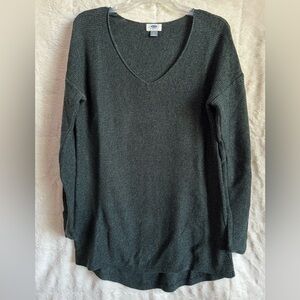 Old Navy Dark Green V-Neck Sweater